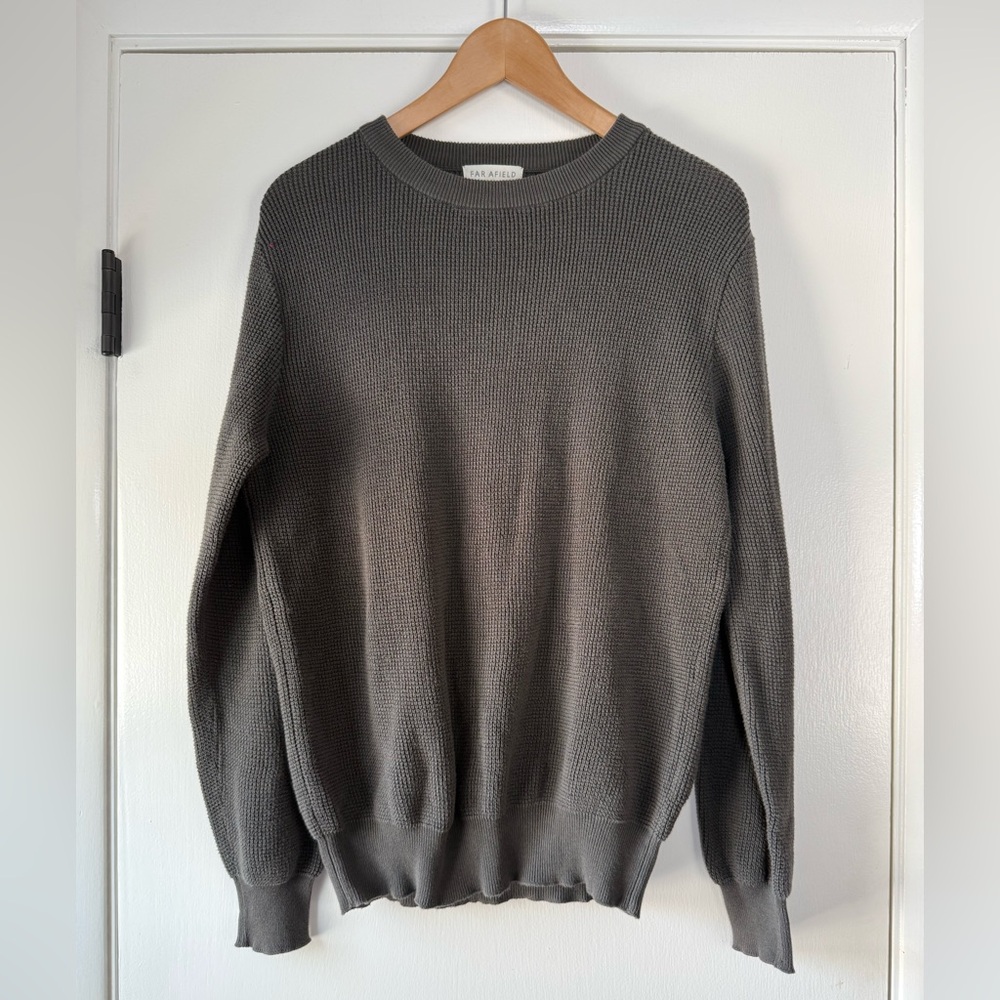 Far Afield Long Sleeve Thermal Knit T-Shirt Top Cozy Outdoor Hiker Size 1 Small